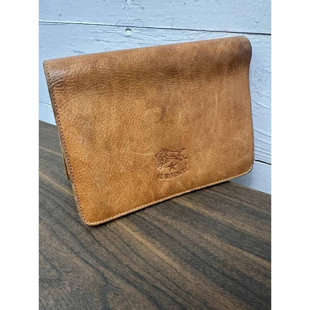 Il Bisonte Men's Leather Card Case